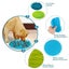Pet Fun Mat Slow Portable Dog Interactive Feeder Bowl Carousel 4