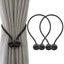 Window Curtain Tiebacks Clips Vs Strong Magnetic Tie Band Home Office Decorative Carousel 1