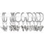 30 Pcs Curtain Rings With Clips, Strong Drapery Clips Hooks On Tension Rod Brack Carousel 3