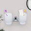 Wall Mounted Tumbler Holder - Modern Toothbrush Cup Holder Carousel 3