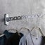 Lie 6/8 Holes Foldable Wall Mounted Stainless Steel Clothes Hanger Hook Drying R Carousel 4