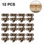 12pcs Jewelry Box Decorative Latch Lock Jewelry Wooden Box Hasp Latch Carousel 1