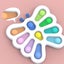 Simple Sensory Fidget Toy,silicone Flipping Butterfly Board Stress Relief Early Carousel 3