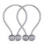 2 Pieces Magnetic Curtain Tiebacks Curtain Clips Rope Holdbacks ,grey Carousel 1