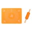 Silicone Dough Mat Baking Mat 40 30cm With Rolling Pin Dough Roller, Roll-out M Carousel 2