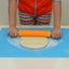 Silicone Dough Mat Baking Mat 40 30cm With Rolling Pin Dough Roller, Roll-out M Carousel 3
