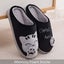 Cartoon Lucky Cat Slippers Winter Home Cotton Slippers Thick-soled Non-slip Warm Carousel 4