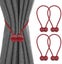 Set Of 4 Curtain Tiebacks, Magnetic Curtain Tiebacks Magnetic Braiding Buckle Cu Carousel 1