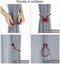 Set Of 4 Curtain Tiebacks, Magnetic Curtain Tiebacks Magnetic Braiding Buckle Cu Carousel 2