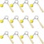 12 Pieces Softball Keychain Mini Wooden Bat Softball Keyring Softball Keychains Carousel 1