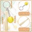 12 Pieces Softball Keychain Mini Wooden Bat Softball Keyring Softball Keychains Carousel 4