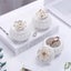 Ceramic Jewelry Case Ring Holder Trinket Jewelry Box With Flower Lid Carousel 4