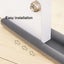 Draft Stopper For Doors In Gray Cut To Size, Double-sided Drafts,grey Carousel 5