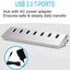 7-port Usb 3.0 Aluminum Portable Data Hub - Perfect For Desktop Pc Carousel 3