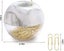 Compatible Magnetic Paper Clip Holder Marble White Holder With Gold Paper Clips Carousel 2