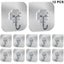 Adhesive Hooks Heavy Duty Wall Hooks 8kg Max Self Adhesive Hook 12pcs Carousel 1