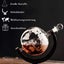 Whiskey Decanter Bar Set With Glasses Wooden Stand And World Map - Gifts For Men Carousel 3