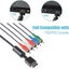 Ps 2/3 Component Cable, High Resolution Hdtv Component Rca Audio Video Cable For Carousel 4