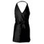 TUXEDO | Plain Black V-Neck Apron Carousel 1