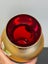 Vintage Murano Glass Ruby Red 24k Gold Gilt Carousel 7