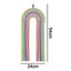 Ins Decoration Girls Rainbow Hairpin Storage Home Decoration Woven Hanging Ornam Carousel 2