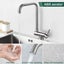 Folding Kitchen Tap 360 Swivel Sink Mixer Brushed Nickel Steel Kitchen Taps For Carousel 3