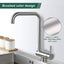 Folding Kitchen Tap 360 Swivel Sink Mixer Brushed Nickel Steel Kitchen Taps For Carousel 4