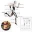 Kinesiology Sports Tape, Latex Free, Water Resistant, Therapeutic Tape 3PCS Carousel 4