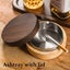 Cute Ashtrays For Cigarettes Ash Tray With Lid Wooden Ashtray With Stainless St Carousel 2