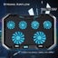 Laptop Cooling Pad With 6 Quiet Fans, Laptop Cooler Adjustable Height Prevent Ov Carousel 3
