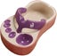 Ceramic Ashtray Without Lid Creative Flip-flop Shaped Smokless Ashtrays Holder H Carousel 1