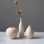 Ceramic Vase Set Of 3, Small Flower Vases For Rustic Home Decor, Modern Farmhous Carousel 4