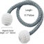 4 Pack Magnetic Curtain Tiebacks Convenient Drape Tie Backs Weave Holder For Win Carousel 2