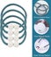 4 Pack Magnetic Curtain Tiebacks Convenient Drape Tie Backs Weave Holder For Win Carousel 4