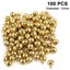100 Pieces Metal Decorative Bellcraft Bells, Diy Bells For Wreath, Holiday Home Carousel 1