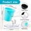 2 Pieces Floating Bucket Pen Case Creative Pencil Holder Pencil Pen Holder Desk Carousel 1