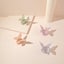 Acetate Butterfly Pattern Big Claw Clips 4pcs Women's Hair Clips Transparent Col Carousel 3