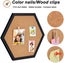 4 Packs Cork Board Pin Board, Cork Boards For Walls With Frame, Decorative Black Carousel 2