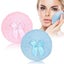 2 Pieces Large Body Fluffy Powder Puff Soft Plush Cushion Puff Round Powder Loo Carousel 1