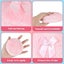 2 Pieces Large Body Fluffy Powder Puff Soft Plush Cushion Puff Round Powder Loo Carousel 4
