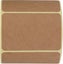 2x3 Inch Brown Kraft Stickers (300 Per Roll) - Rectangular Blank Sticker Carousel 2