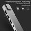 6-in-1 Type C Hdmi Adapter With 87w Usb-c Pd Power Delivery, 4k Hdmi Carousel 5