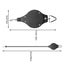 Plant Pulley, Retractable Heavy Duty Easy Reach Pulley Plant Hanging Flower Bask Carousel 3