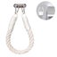 Compatible Jute Rope Toilet Paper Holder, Industrial Wall-mounted Towel Rack Carousel 1