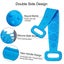 Silicone Bath Body Brush Back Scrubber Shower Towel Exfoliating Strap Long Handl Carousel 3