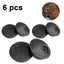 6pcs Desk Wire Cord Cable Grommets Hole Cover Office Pc Desk Cable Carousel 1