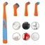 4in1 Electric Cleaning Brush With Replacement Heads Oil Dust Household Carousel 1
