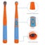 4in1 Electric Cleaning Brush With Replacement Heads Oil Dust Household Carousel 3