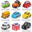 Metal Pull Back Cars, 8 Pack Mini Die Cast Toy Cars Set, Police Car/school Bus/a Carousel 3