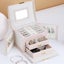 Jewelry Box, Handmade Faux Leather Storage Case Vintage Gift For Women Carousel 4